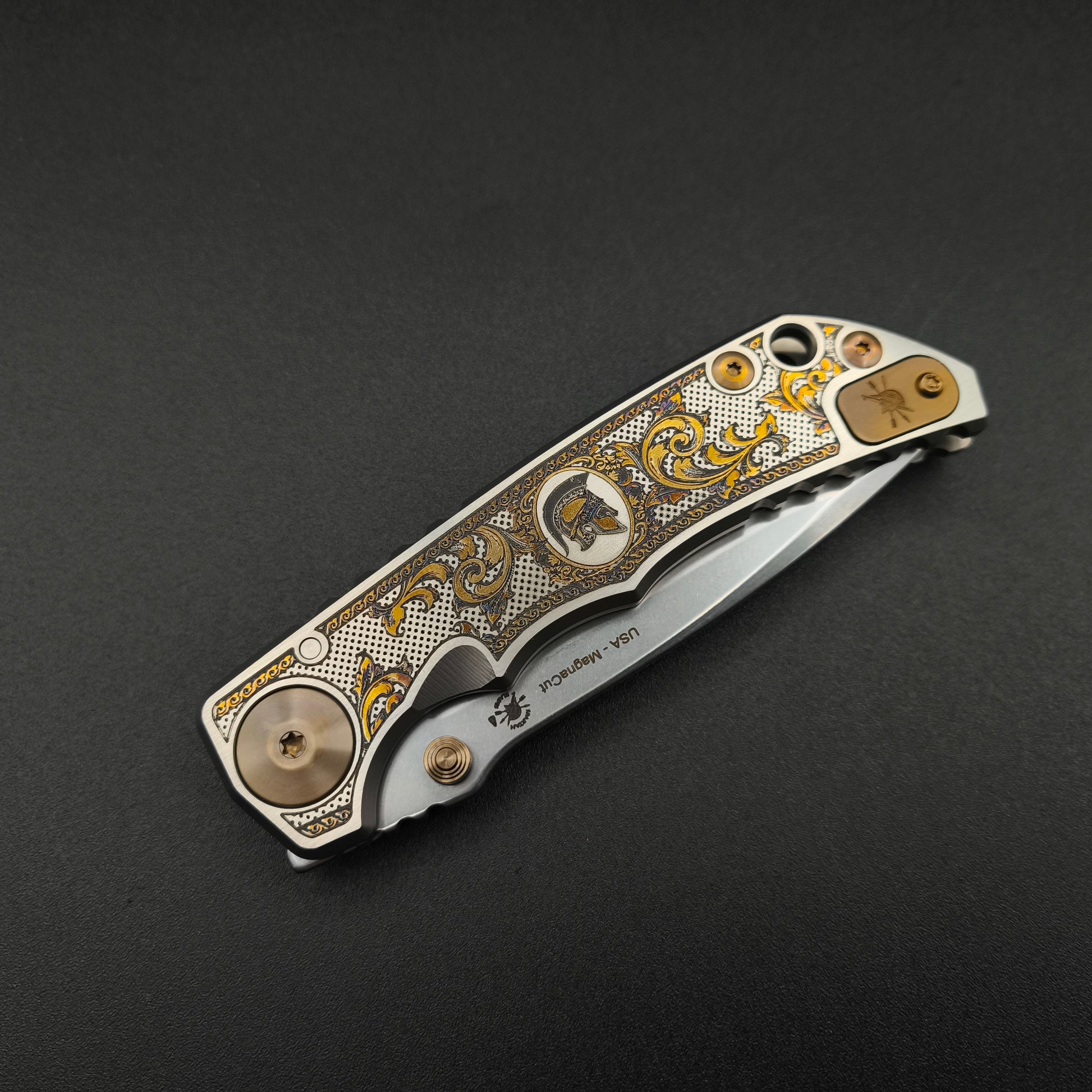 Spartan Blades Harsey Folder SHF SF5 Flourishes 3