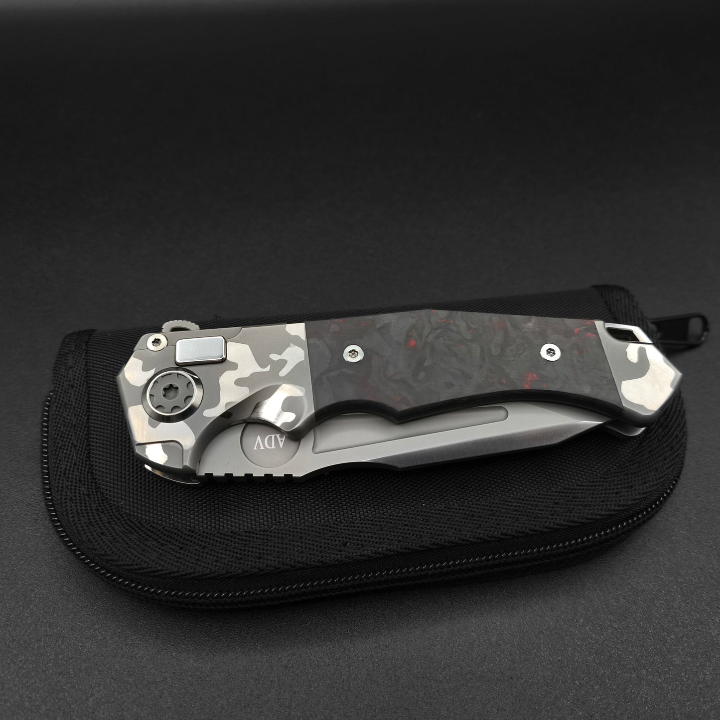 ADV Ronin Urban Camo Titan, Black and Red Carbon Fiber