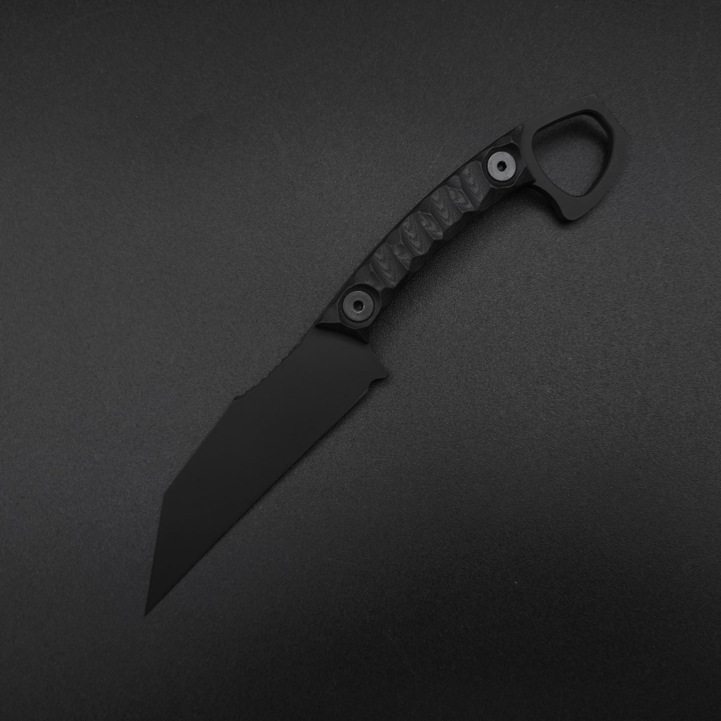 Half Face Blades SHPOS Black G10, Armor Black Cerakote 2