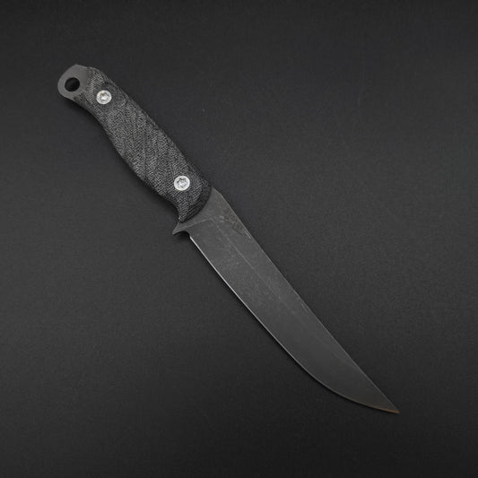 Half Face Blades Crow Breakdown Black Canvas Micarta 1