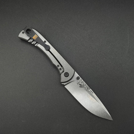 Half Face Blades Cav Folder Black G10 1