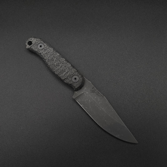 Half Face Blades Feather Light Black Canvas Micarta 1