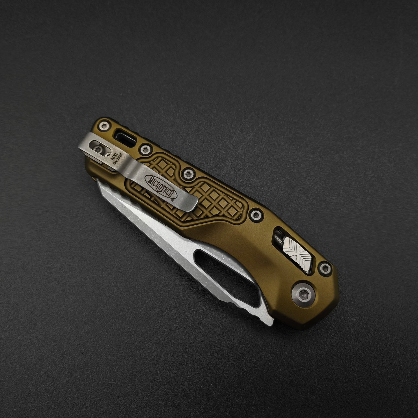 Microtech MSI S/E Apocalyptic Frag OD Green Aluminium 4
