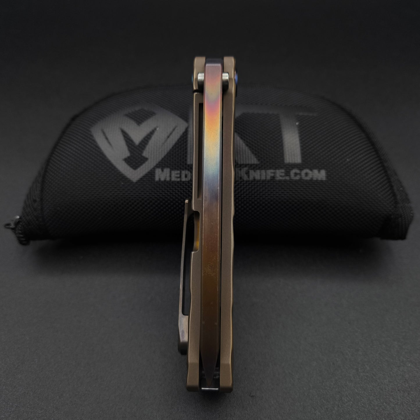 Medford Marauder, Full Size, Vulcan Tanto, Bronze Stained Glass 6