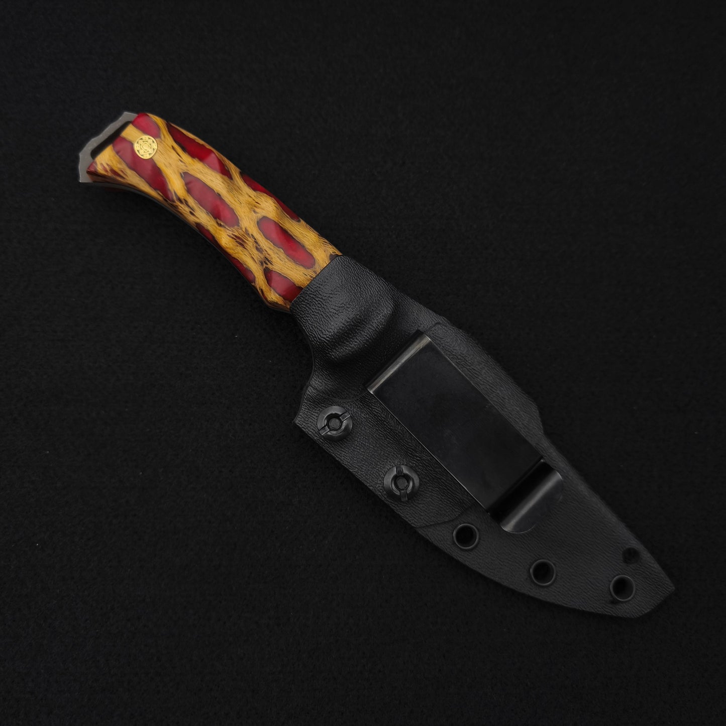 Half Face Blades Ishi, Cholla and Blood Red Resin
