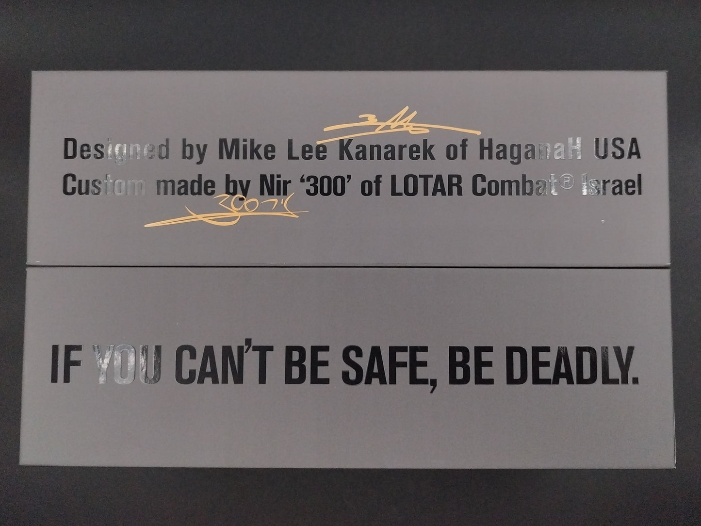 LOTAR Combat OREV-5132 STEALTH SERIES: Fifth Anniversary | Dual Knife Collectors Set (DW/GW) *LIMITED* 5