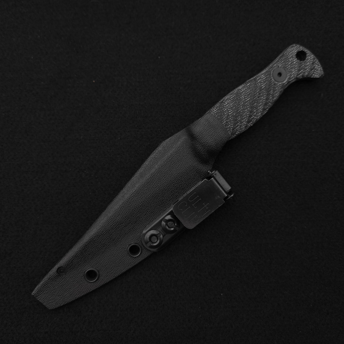 Half Face Blades Congressman Black Canvas Micarta