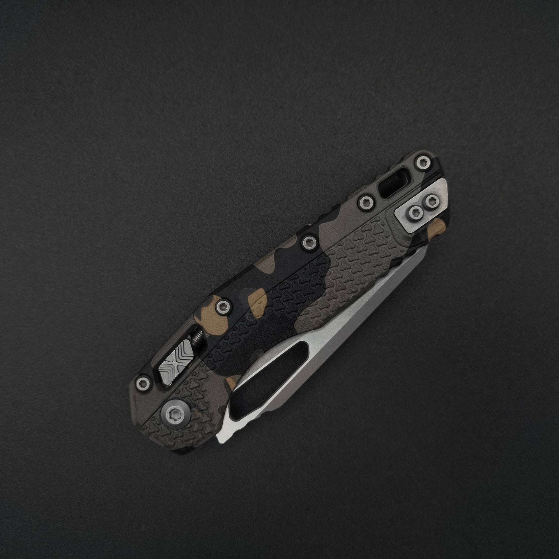 Microtech MSI S/E Tri-Grip Polymer Tactical Camo Apocalyptic 3