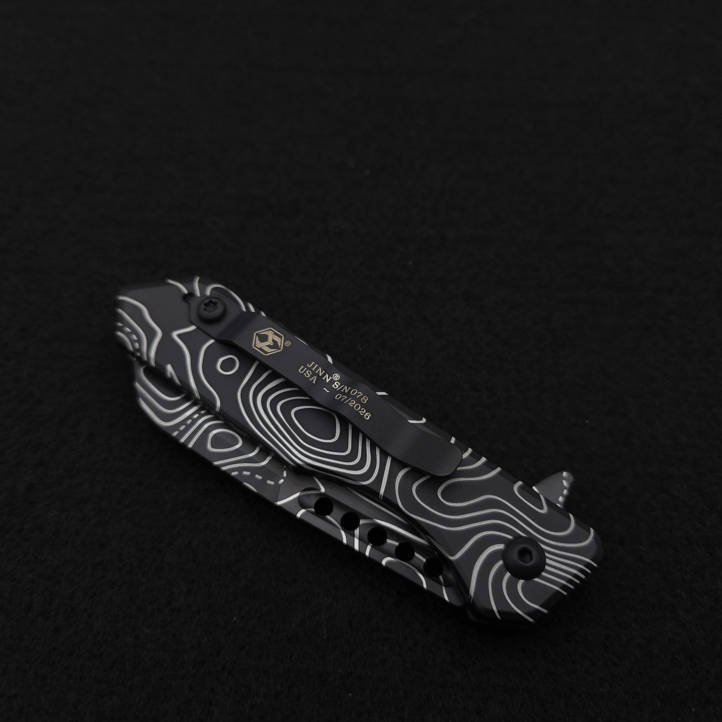 Heretic Knives Jinn Button Lock Topo