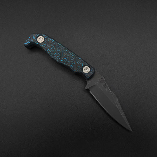 Half Face Blades Custom EDC Artic Storm Carbon Fiber 1
