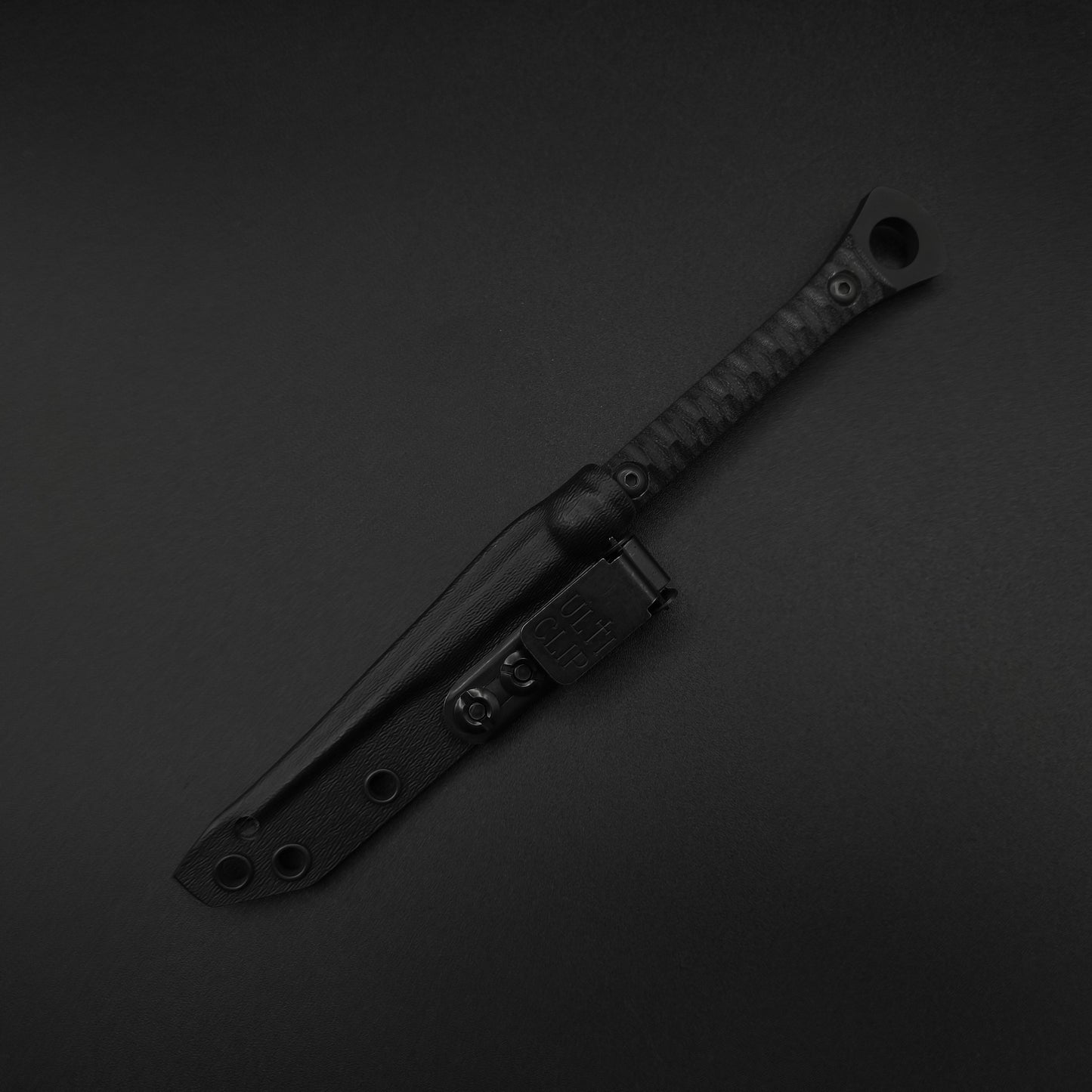 Half Face Blades Cardiac Spike Black G10, Armor Black Cerakote 4