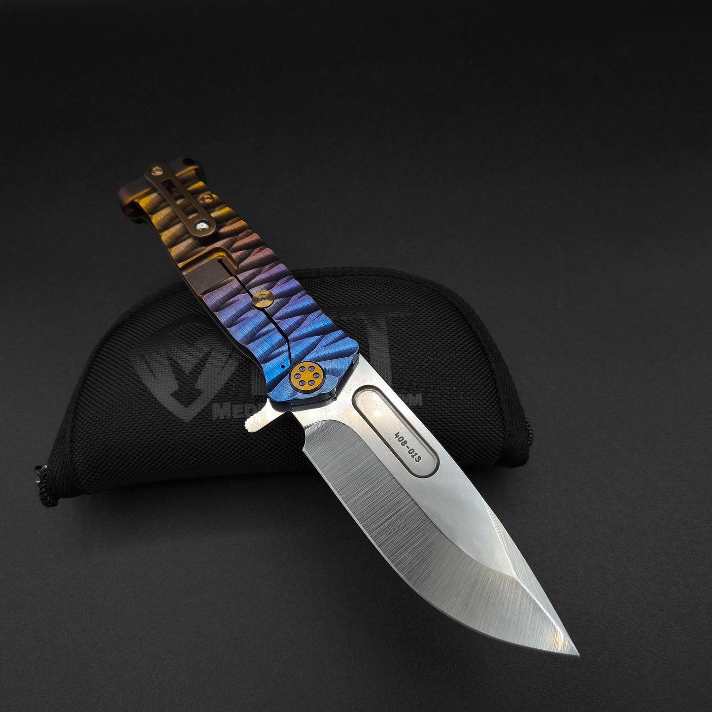 Medford USMC FF Fighter Flipper, Bronze-Violett-Blue Fade Predator 2