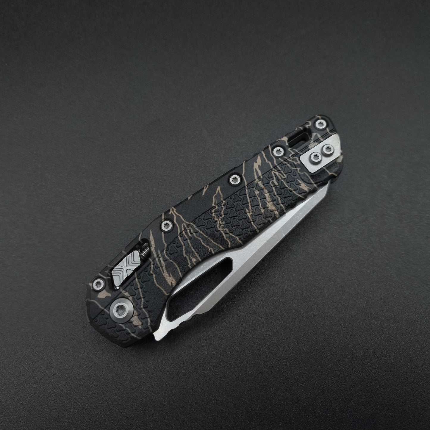 Microtech MSI S/E Tri-Grip Polymer Tiger Camo Apocalyptic PS 3