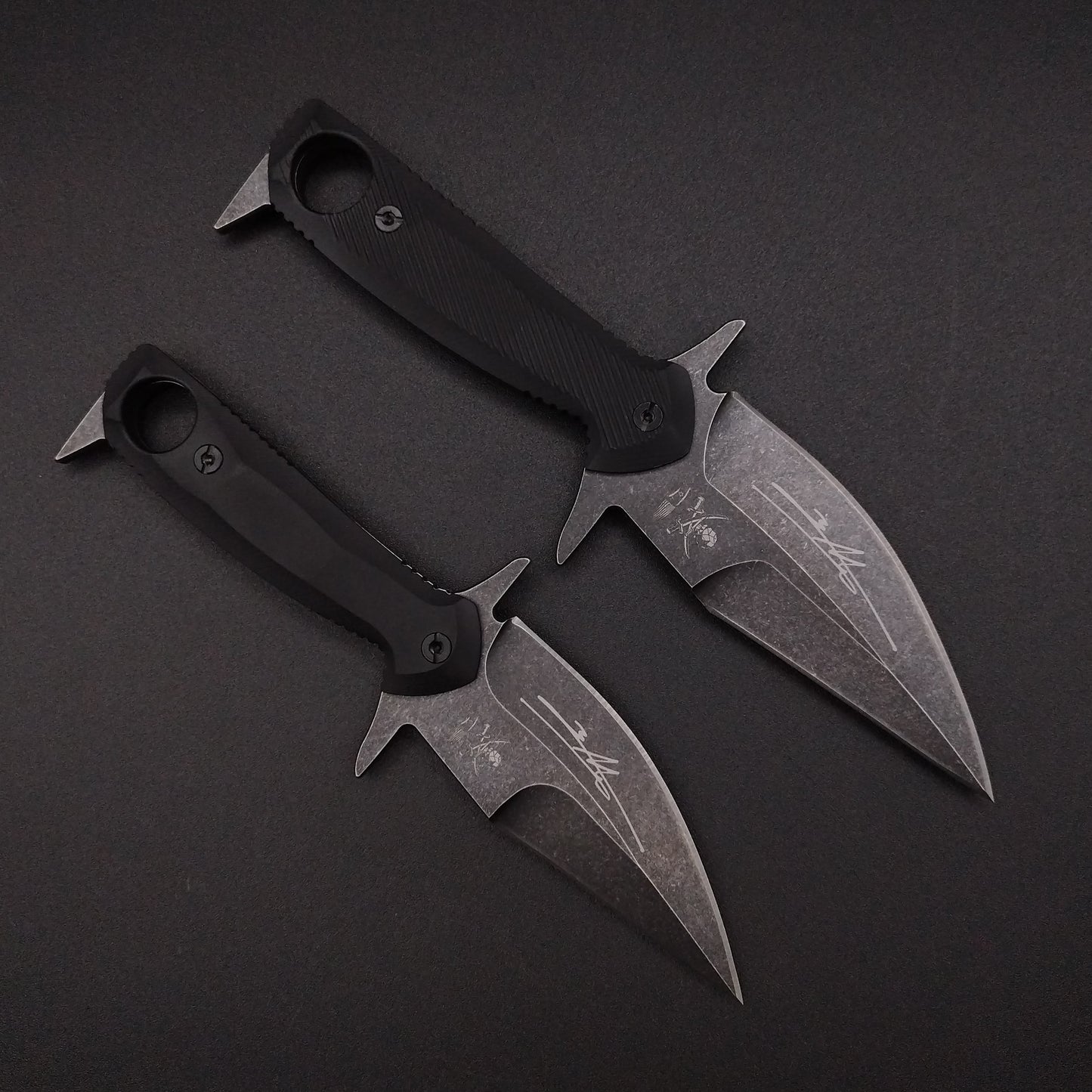 LOTAR Combat OREV-5132 STEALTH SERIES: Fifth Anniversary | Dual Knife Collectors Set (DW/GW) *LIMITED* 2