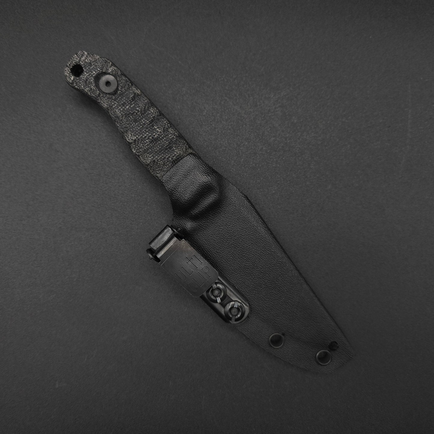 Half Face Blades Feather Light Black Canvas Micarta, Midnight Bronze 4