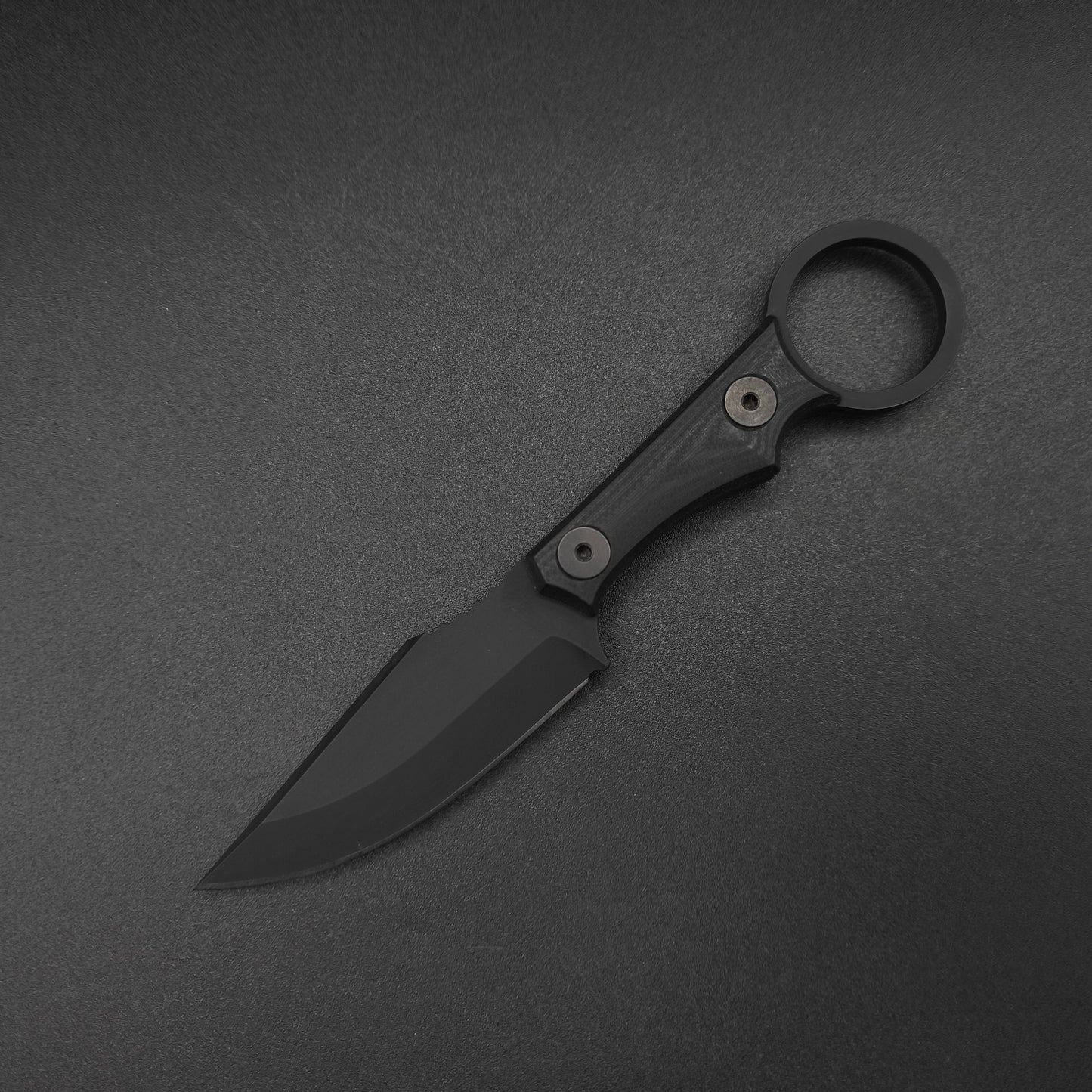 Half Face Blades Jaq, Black G10, Armor Black Cerakote 2