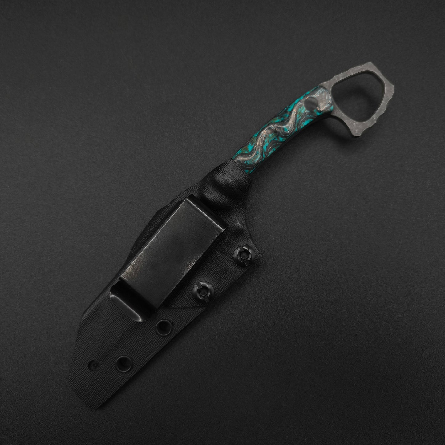 Half Face Blades SHPOS Carbon, Copper Mesh, Rubber, Micarta 5