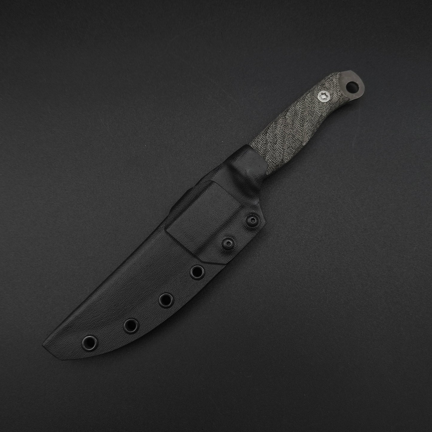 Half Face Blades Crow Breakdown Black Canvas Micarta 3
