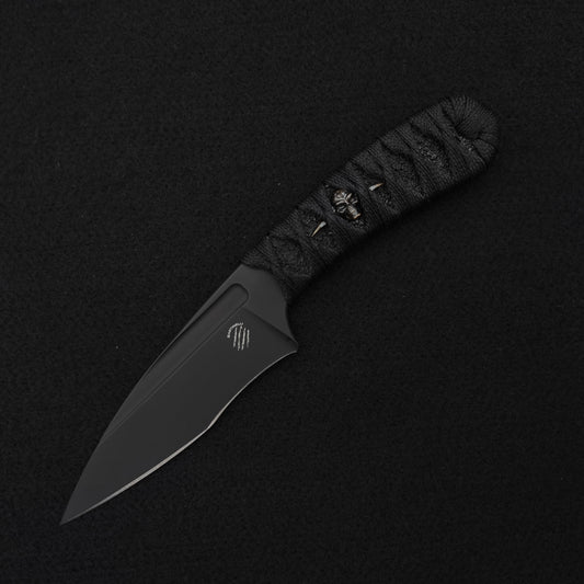 Bastinelli Sin Fixed Blade Menuki, wrapped handle, N690