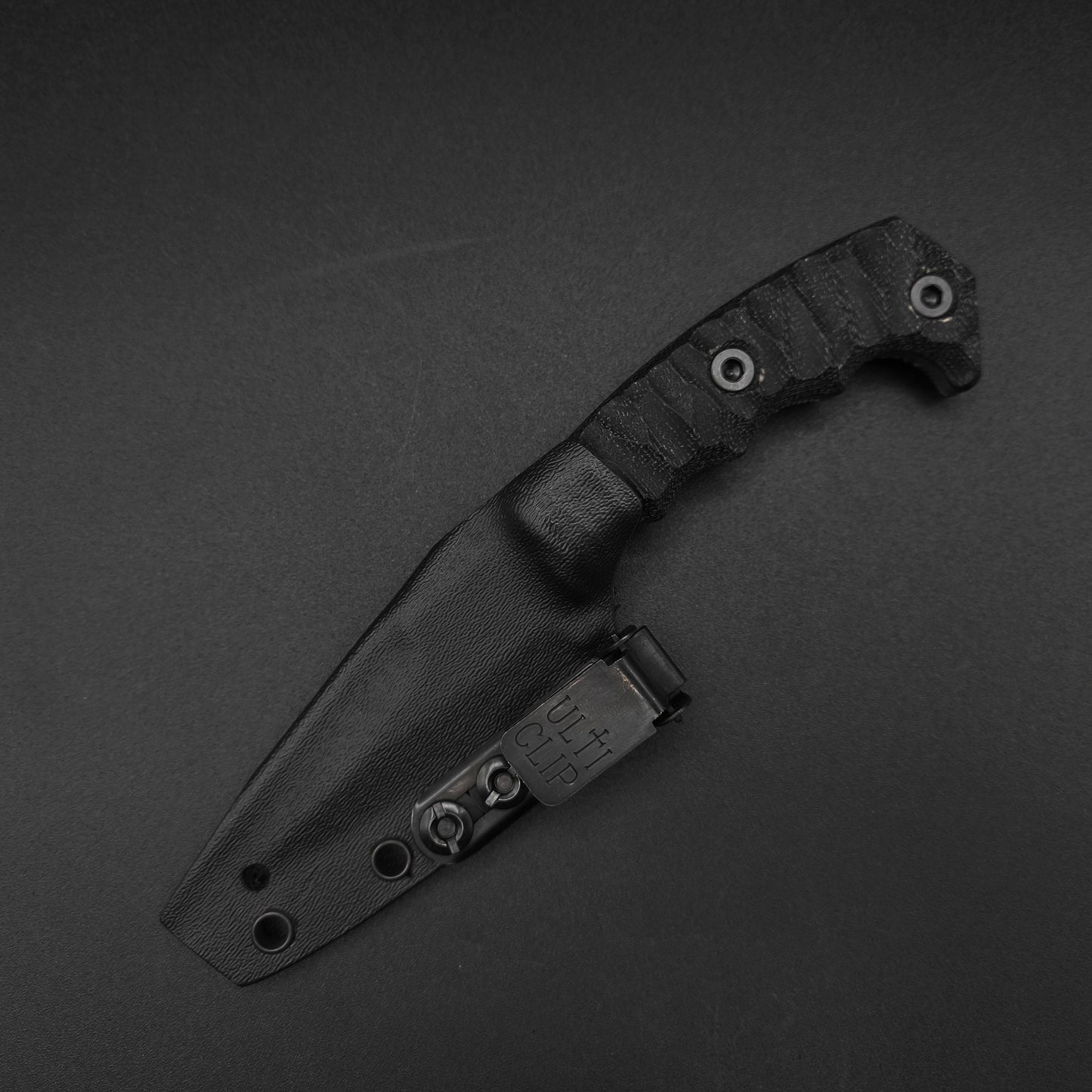 Half Face Blades HUMINT 3" Black Canvas Micarta