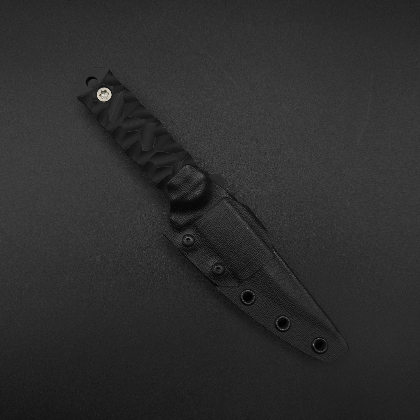 Half Face Blades Combat Filet Black G10, Armor Black 3