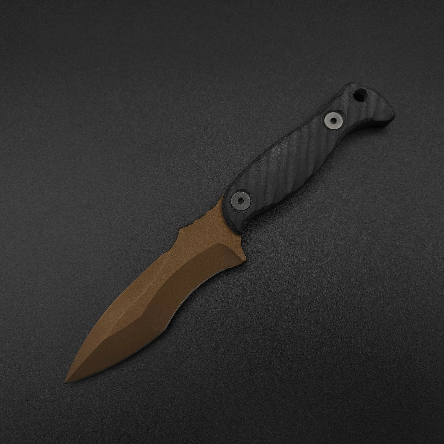 Half Face Blades Extremis MK1 Black G10, Midnight Bronze 2