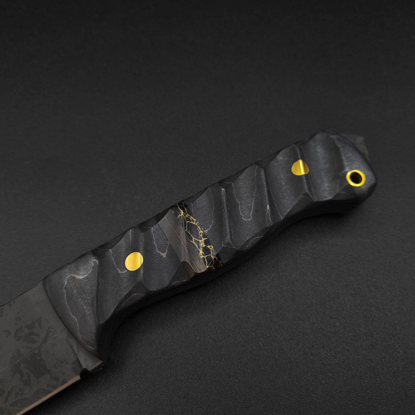 Sea Sick Blades Bowie, Maple, Carbon Fiber 80CrV2 3