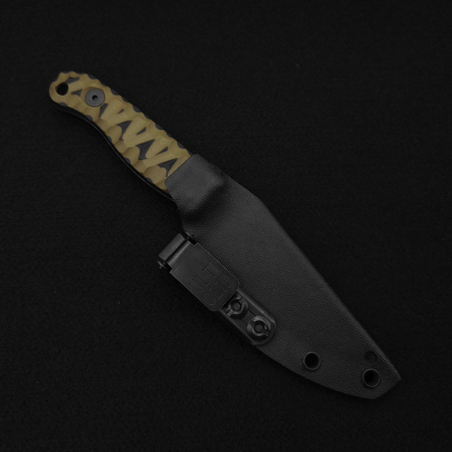 Half Face Blades Feather Light OD green and black G10