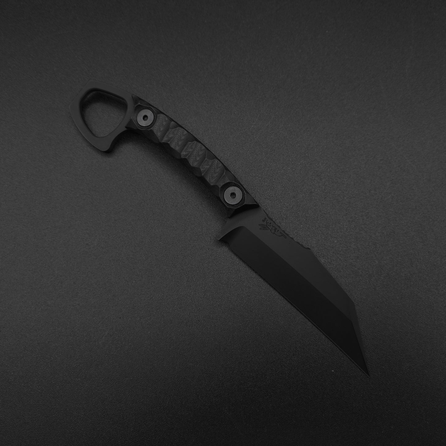 Half Face Blades SHPOS Black G10, Armor Black Cerakote 1