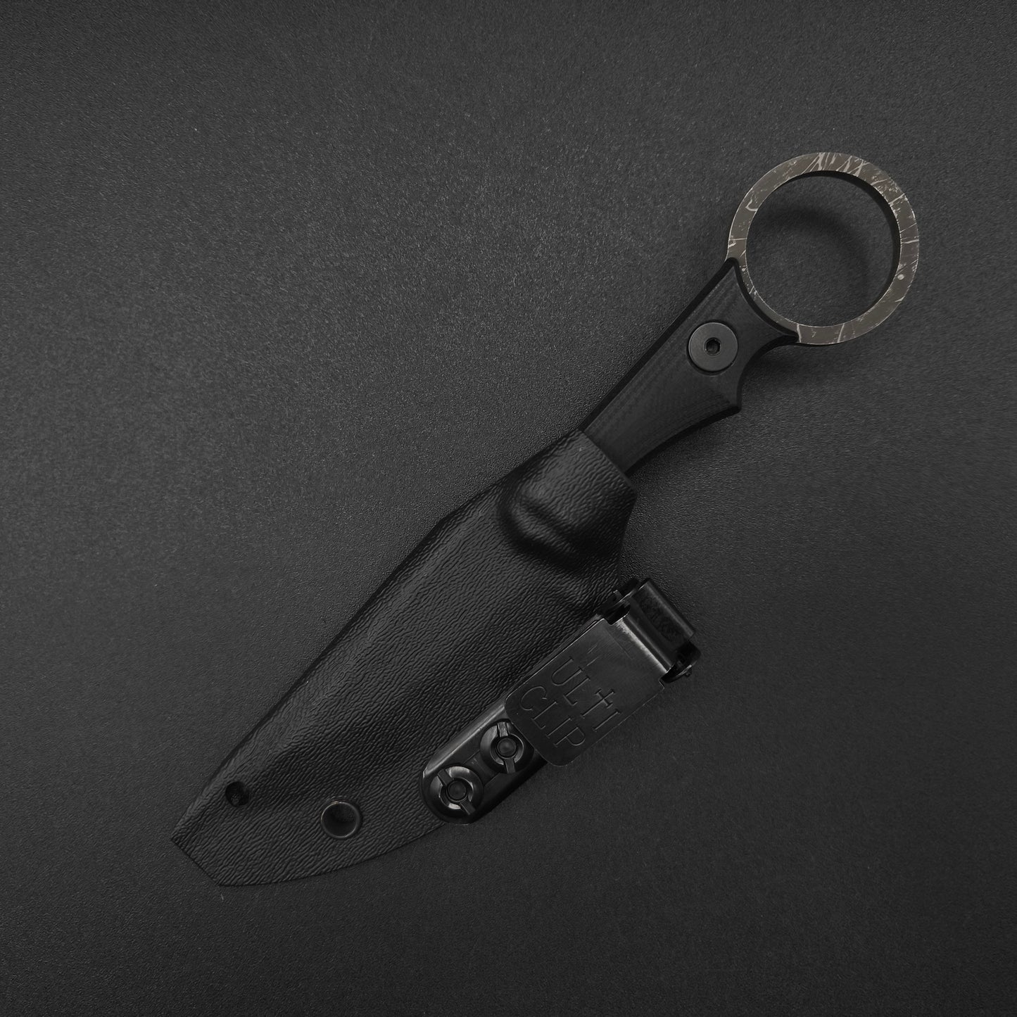 Half Face Blades Jaq, Black G10, Acid Splash 4
