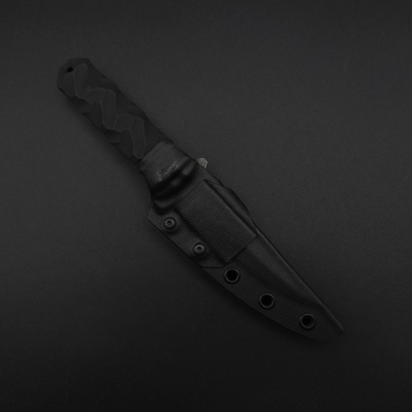 Half Face Blades Combat Filet Black G10, stonewashed 3