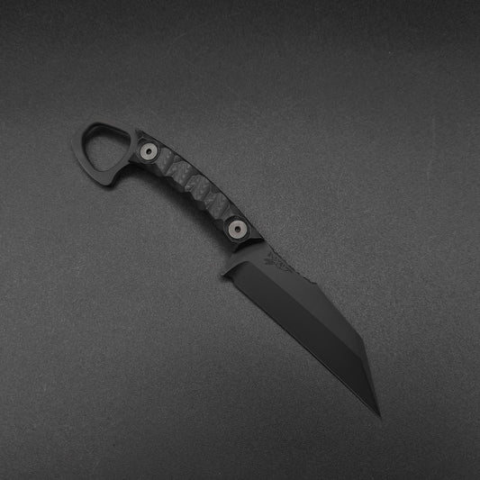 Half Face Blades SHPOS Black G10, Armor Black Cerakote