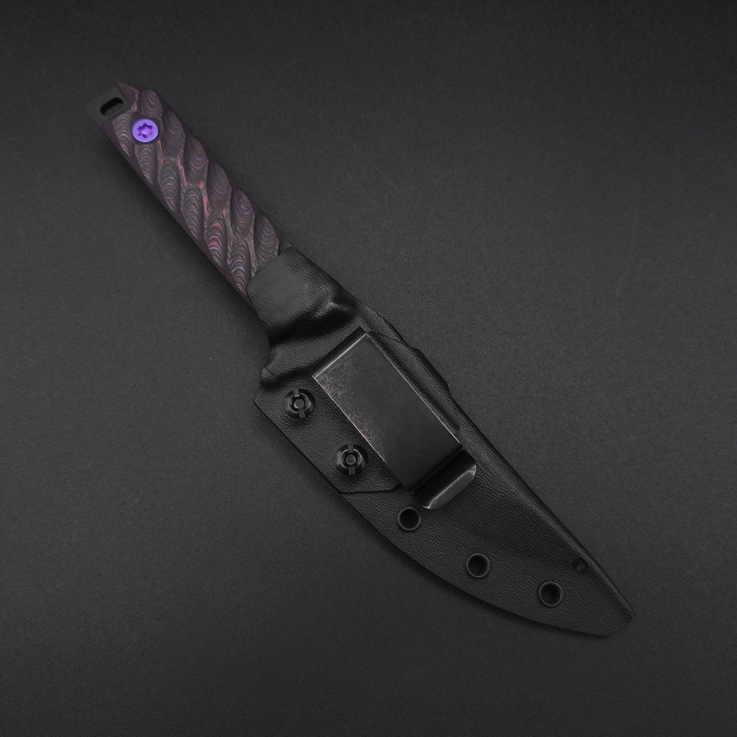 Half Face Blades Kwaiken FC Purple Haze Carbon, Armor Black Cerakote 5