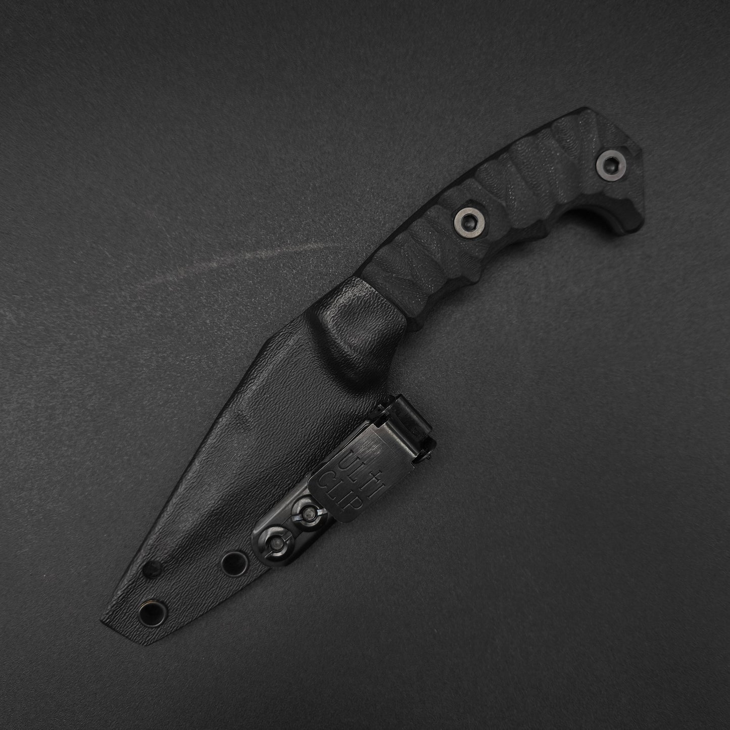 Half Face Blades HUMINT 3" Black G10 stonewashed 4