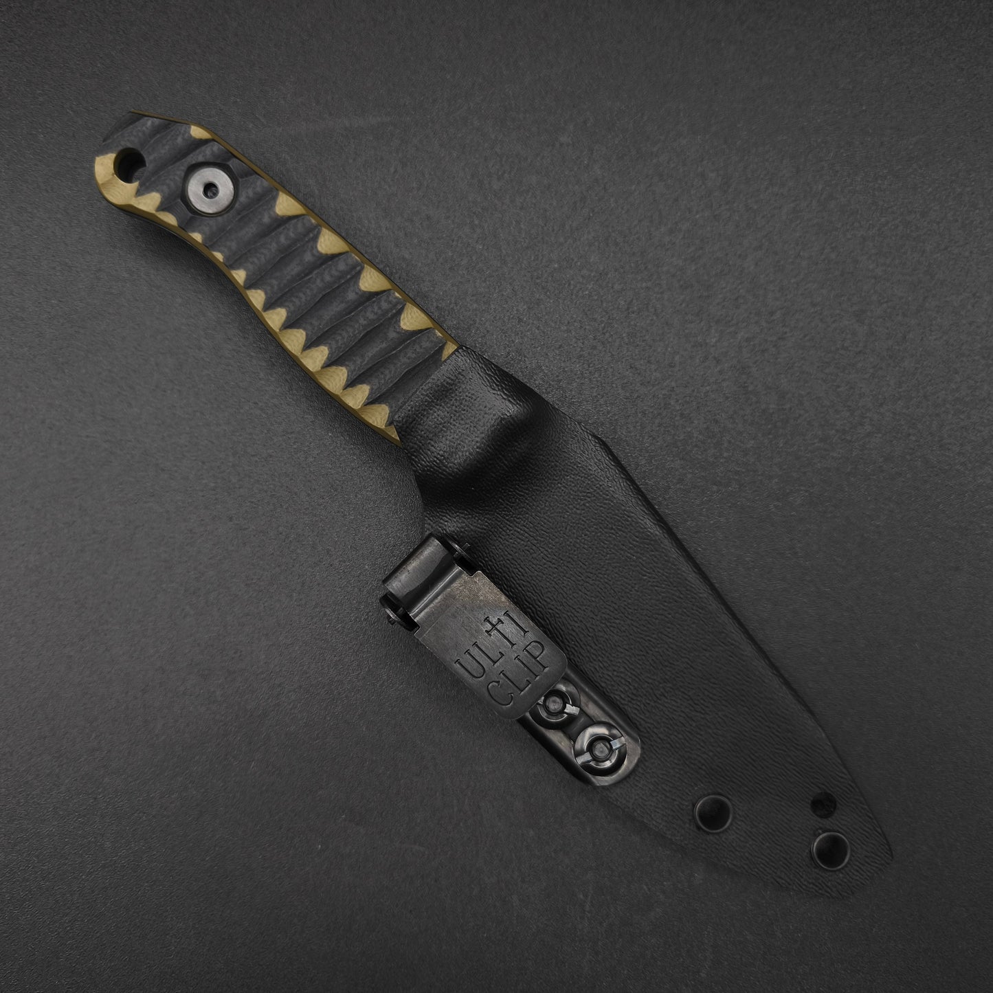 Half Face Blades Feather Light OD green and black G10