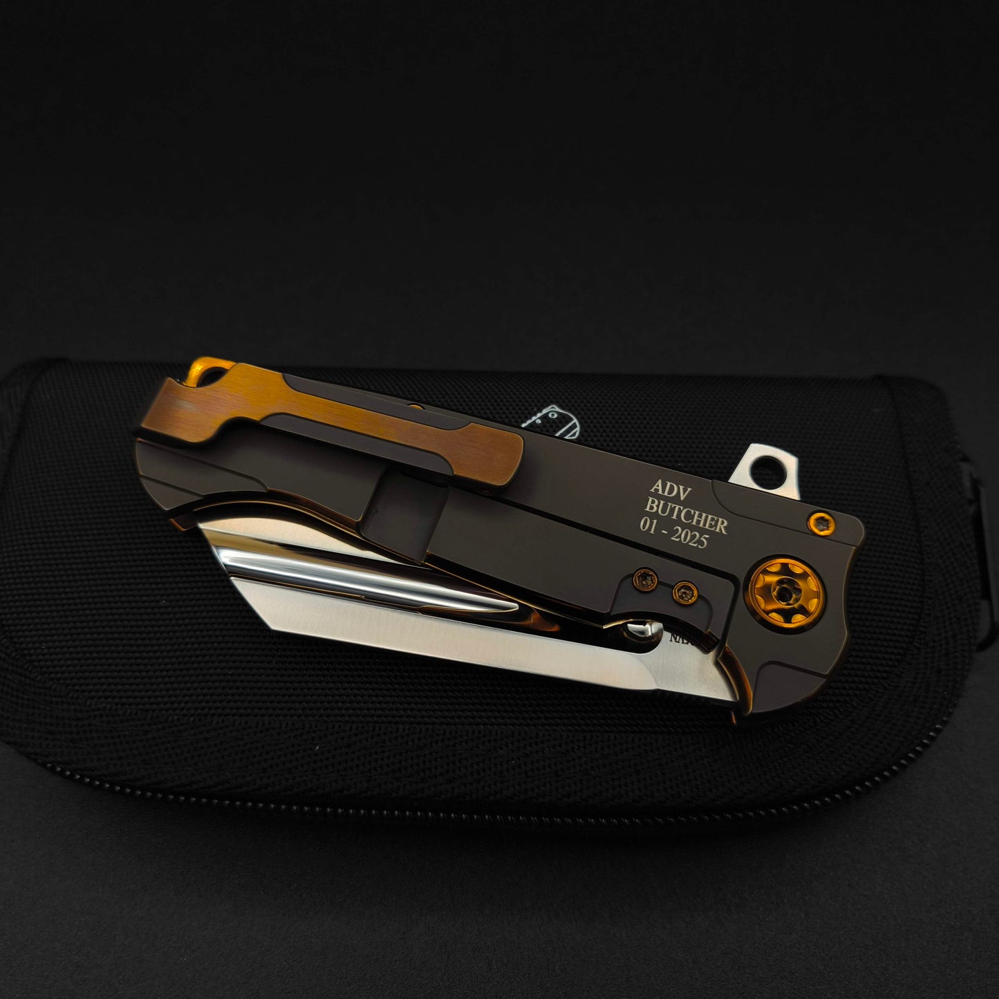 ADV Mini Butcher Blasted Rose, Copper Carbon Fiber 4