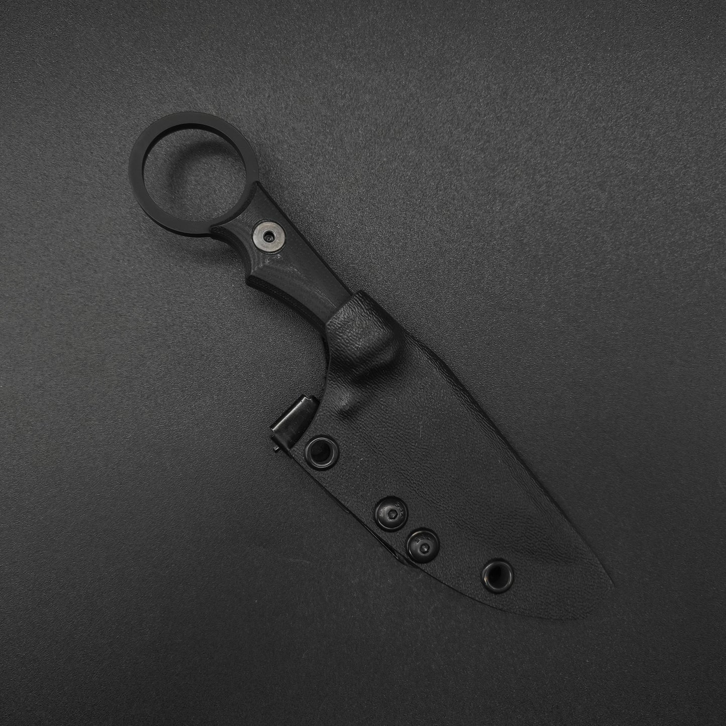 Half Face Blades Jaq, Black G10, Armor Black Cerakote 3