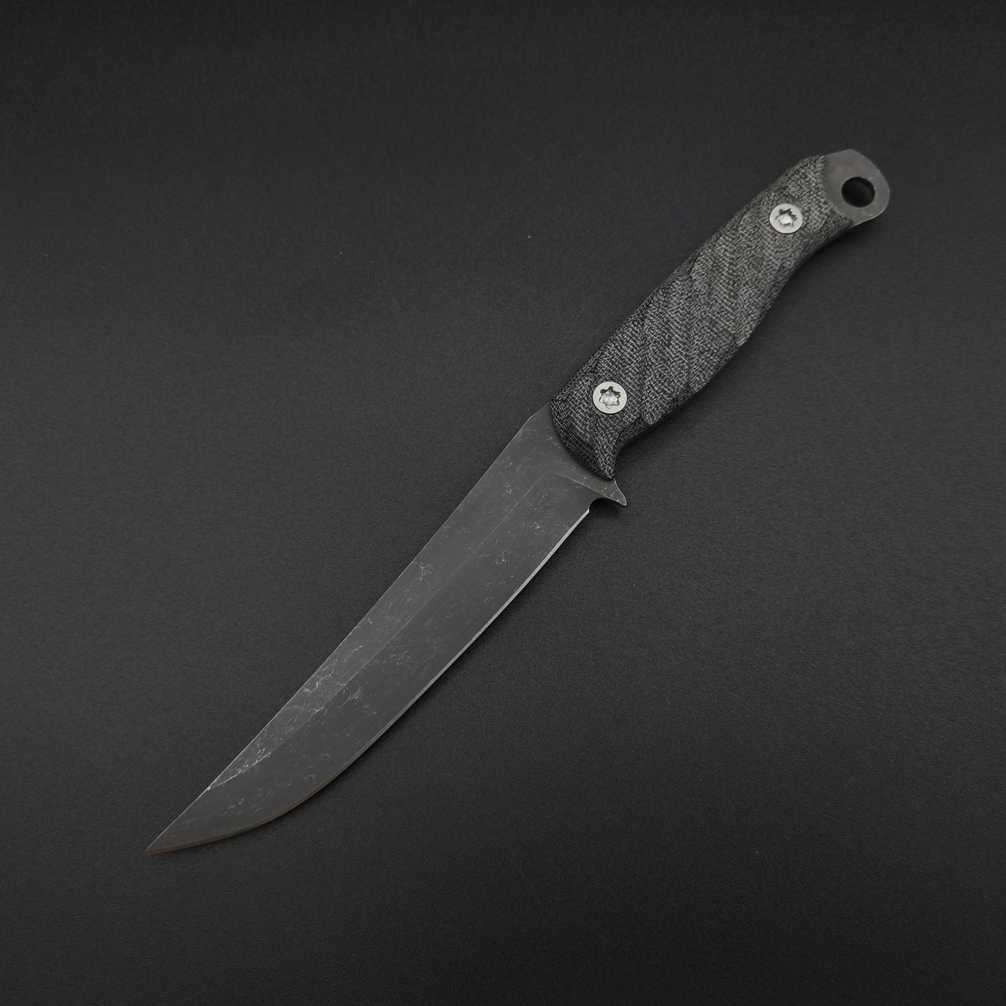 Half Face Blades Crow Breakdown Black Canvas Micarta 2