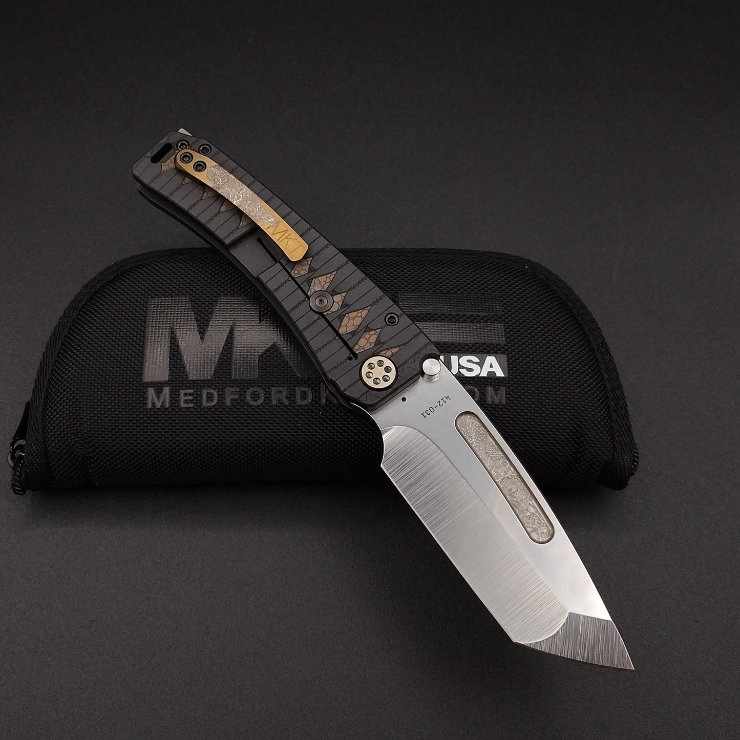 Medford Marauder H Tanto, Samurai Series, "Tsumami-Maki" Wrap, Limited Edition 4