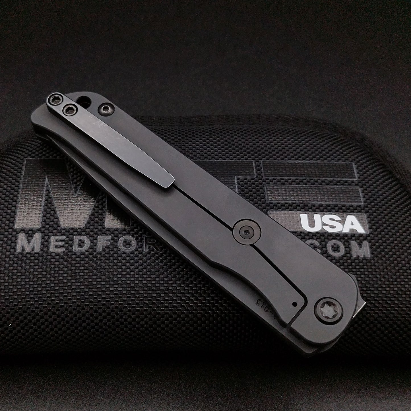 Medford T-Bone, DLC Tanto Blade, Tortoise Shell Inlay, S45VN
