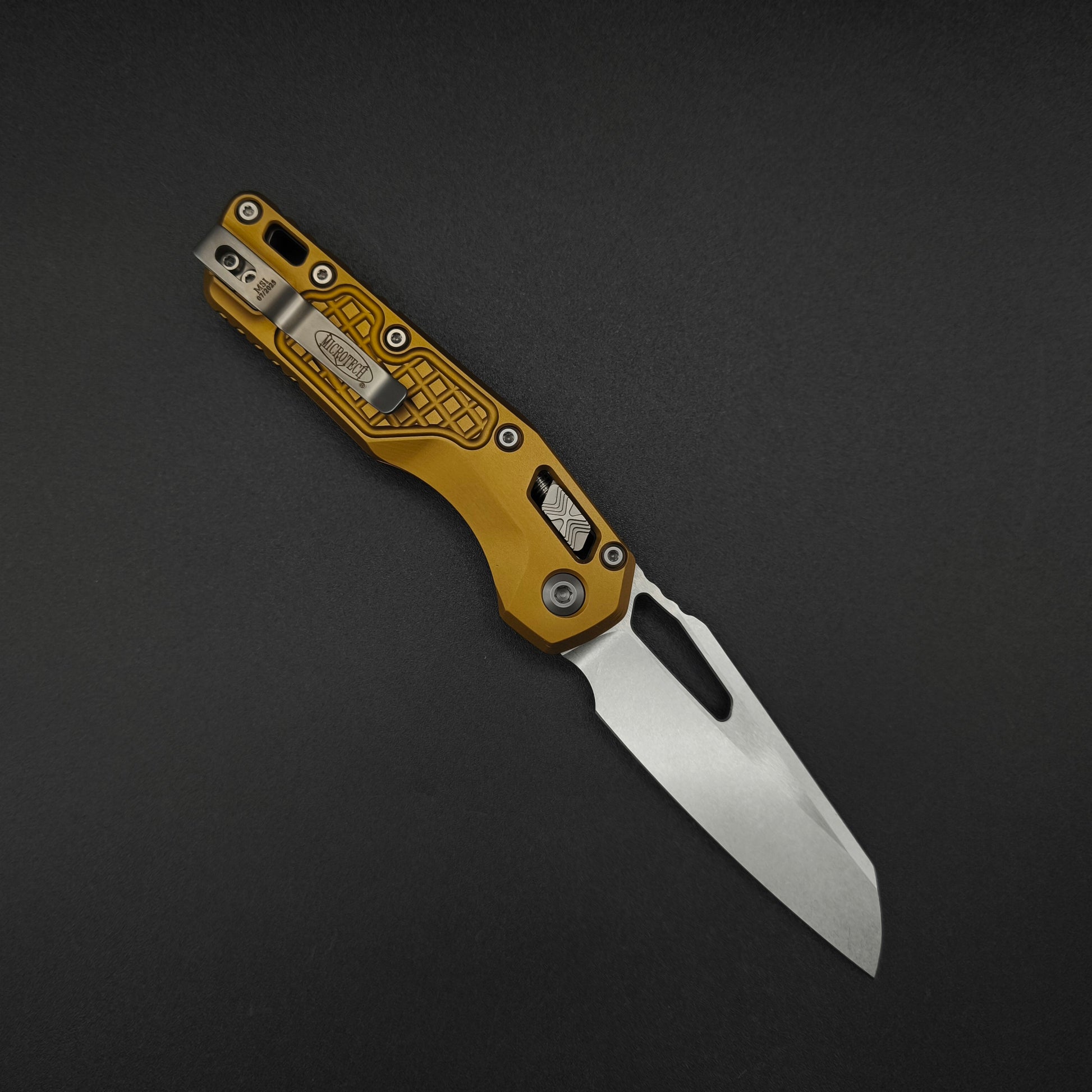 Microtech MSI S/E Frag Tan Aluminium 2