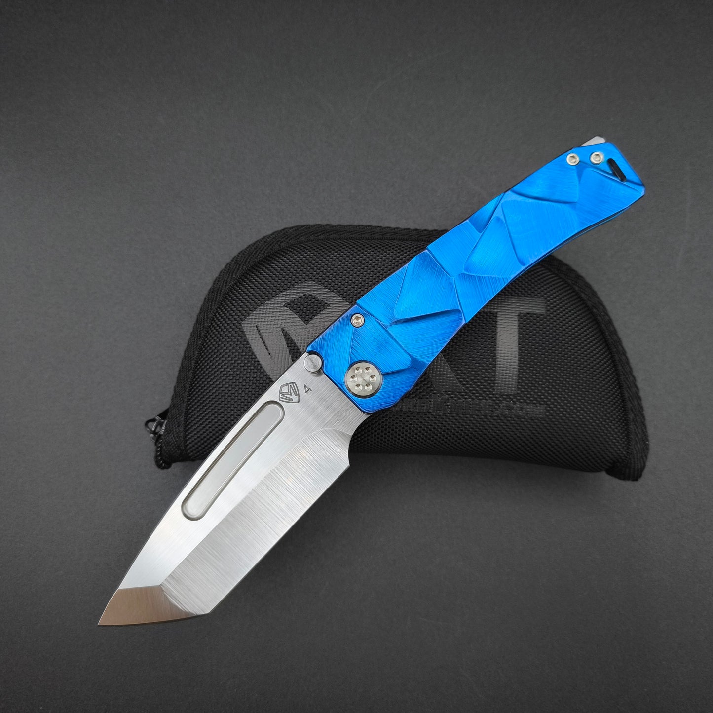 Medford Marauder H, Satin Tanto, Blue Stained Glass 1
