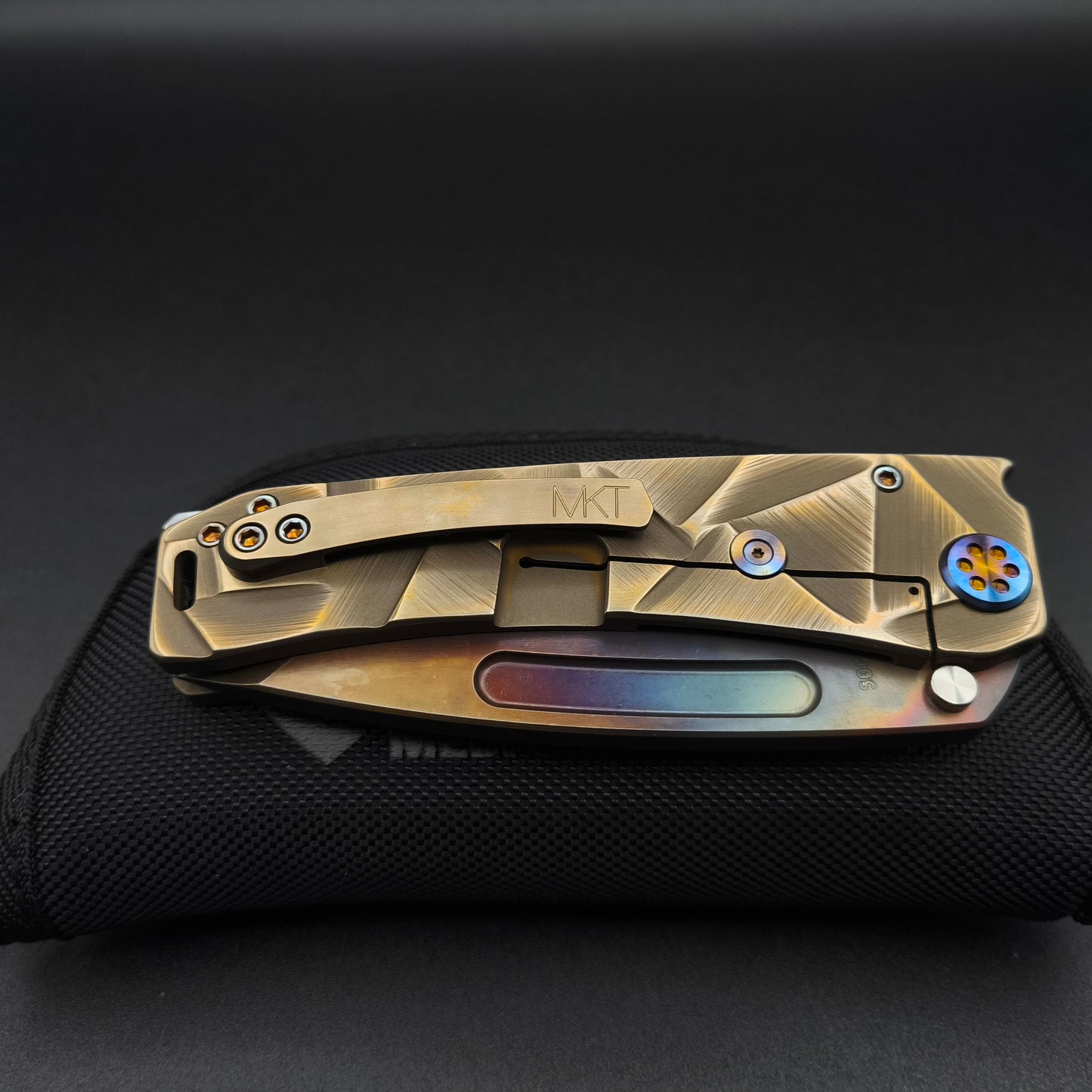 Medford Marauder, Full Size, Vulcan Tanto, Bronze Stained Glass 5