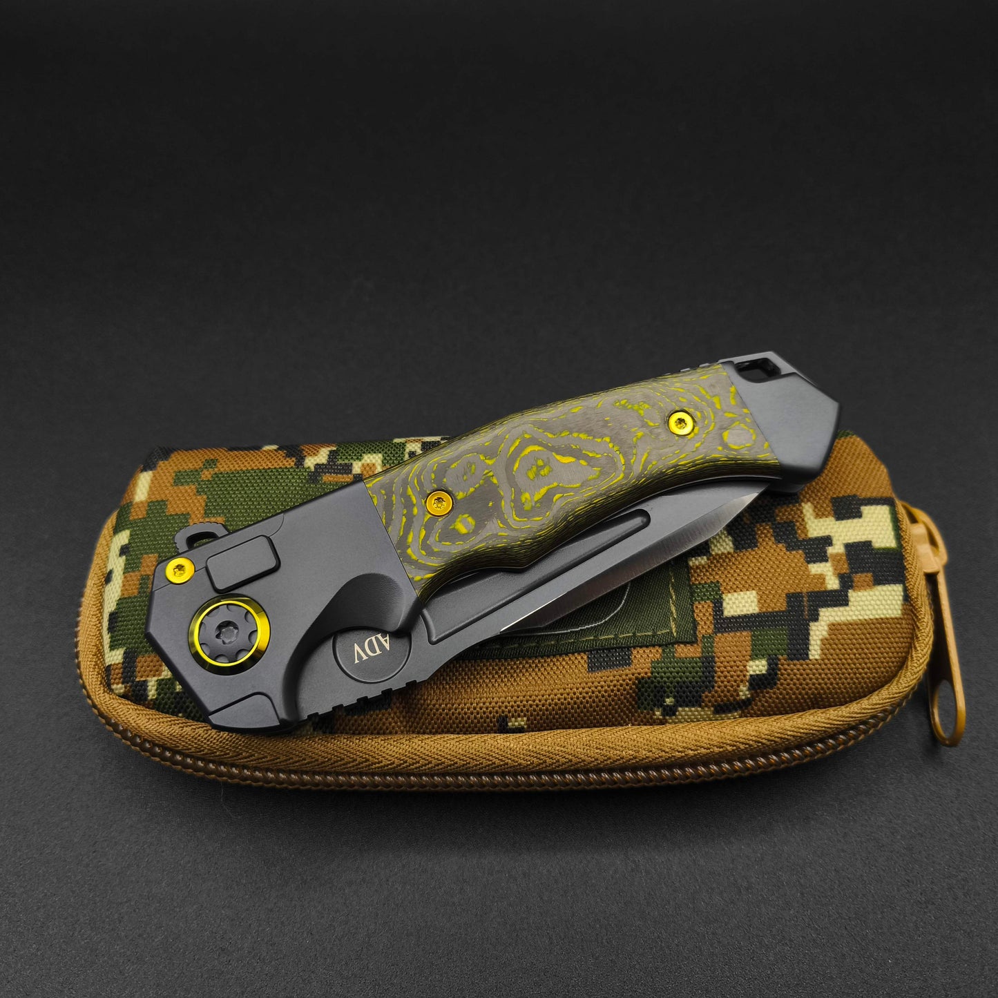 ADV Ronin Kalgard, Titan, Yellow Carbon Fiber 3