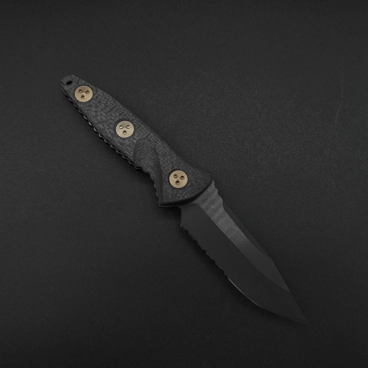 Microtech Knives Socom Alpha Mini S/E PS Black DLC CF 2