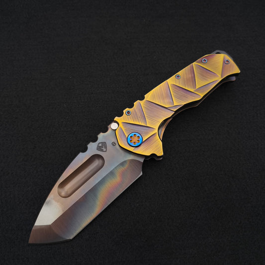 Medford Praetorian Ti Vulcan Tanto, Rose Bronze Stained Glass 1