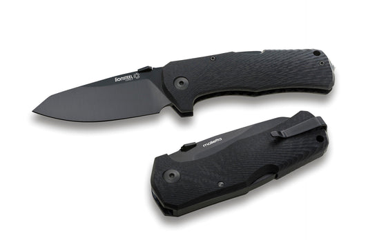 LionSteel TM1 Carbon Fiber Black Blade 1