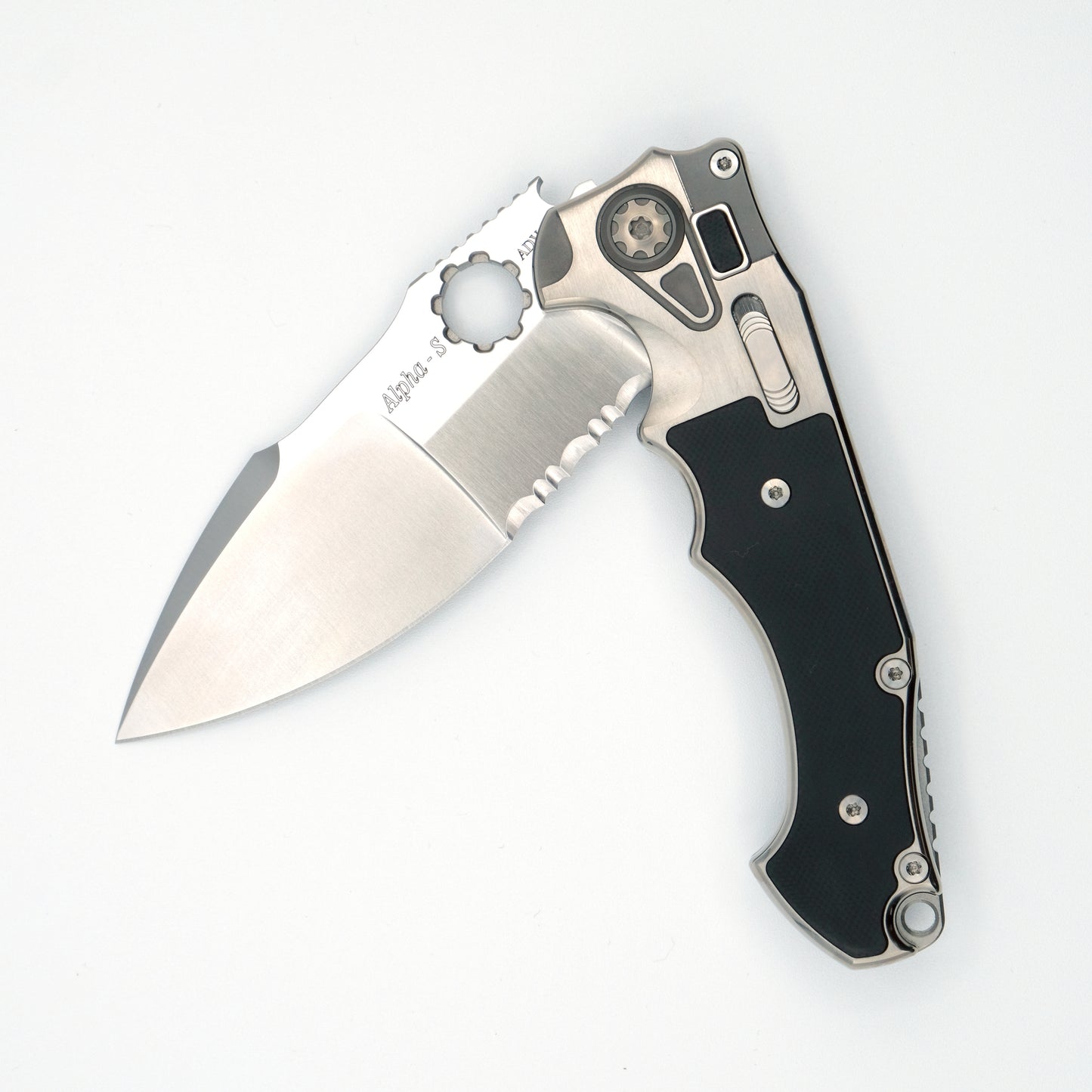 ADV tactical Alpha-S Satin Titan black G-10 10