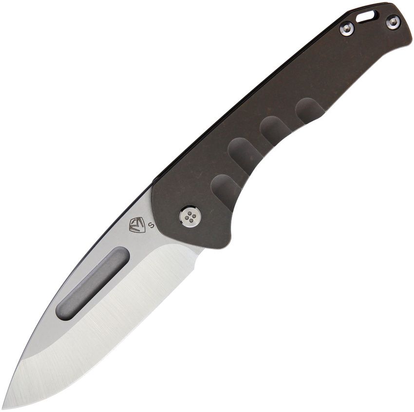Medford Praetorian Slim Framelock, Bronze Anodized Titanium, S45VN