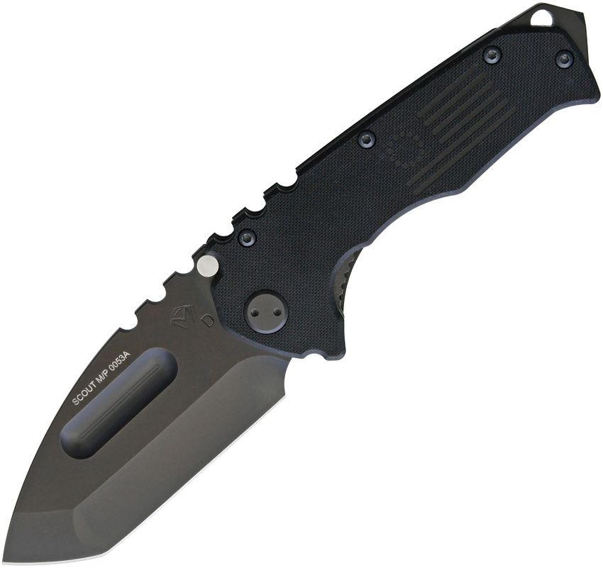 Medford Praetorian Scout, Black G-10, D2 Steel